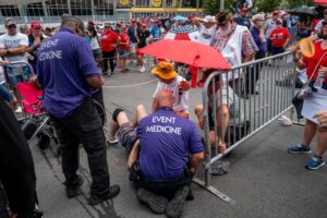 Dozens of Trump Backers Required Medical Attention Due to Heat at NC Rally 15