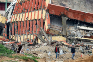 Burned Schools. Classrooms Doubling as Shelters. This Is High School in Gaza. 8