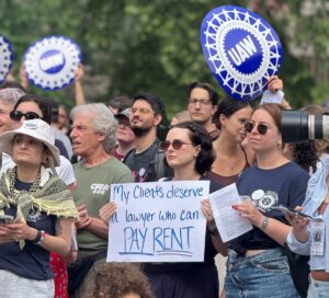 Facing Rising Caseloads and Stagnant Pay, Hundreds of NYC Legal Workers Strike 7
